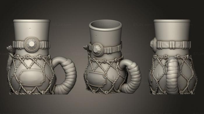 Вазы (Taza Bruja, VZ_1156) 3D модель для ЧПУ станка